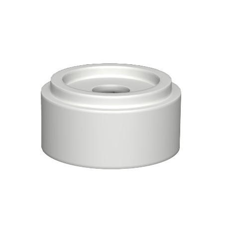 Obo-bettermann AH1 OBO BETTERMANN Spacer , H 12mm, Grey, Polyvinylchloride, PVC