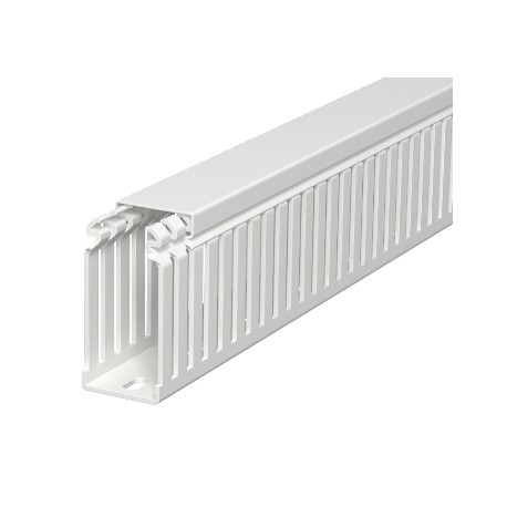 OBO BETTERMANN LKVH N 75037 LKVH N 75037 6178552 OBO BETTERMANN Slotted cable trunking system halogen-free, 75x37,5x2000, Light grey, 70..