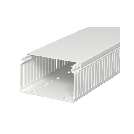 Obo-bettermann LKVH N 75125 OBO BETTERMANN Slotted cable trunking system halogen-free, 75x125x2000, Light grey, 703..