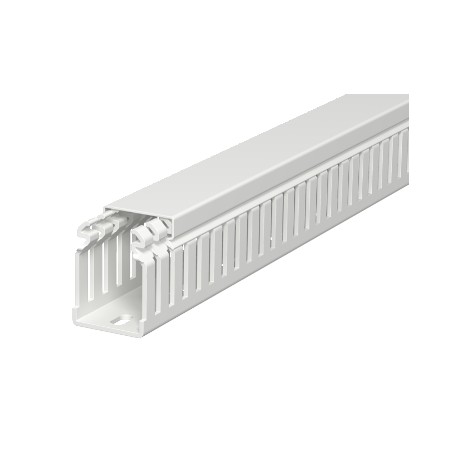 Obo-bettermann LKVH 50037 OBO BETTERMANN Slotted cable trunking system halogen-free, 50x37,5x2000, Light grey, 7035..