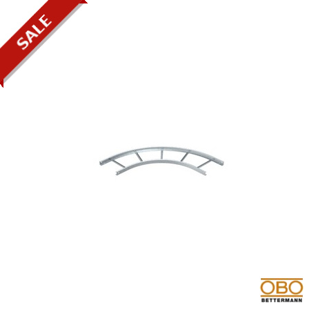 OBO BETTERMANN LBI 90 430 NS FS LBI 90 430 NS FS 6203035 OBO BETTERMANN 90° bend for cable ladder with NS rungs, 45x300, Strip-galvanised, D..