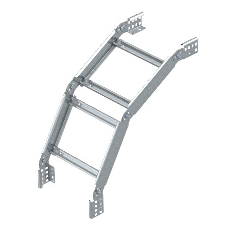 Obo-bettermann LGBV 660 VS FS OBO BETTERMANN Articulated bend vertical, with VS rungs, 60x600, Strip-galvanised, DI..