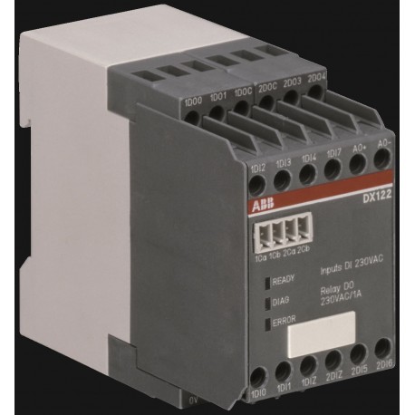 Abb 1SAJ622000R0101 DX122-FBP.0 IO-Module for UMC100, DI 110/230VAC, Supply 24VDC