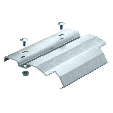 Obo-bettermann LAB 60 FT OBO BETTERMANN Outgoing plate for cable ladder, B600mm, Hot-dip galvanised, DIN EN ISO 146..