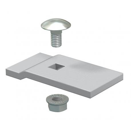 Obo-bettermann LKS 60 4 A4 LKS60 4 VA4571 6221157 OBO BETTERMANN Clamping piece for cable ladder LG110, 60x30, Stainless steel, grade 3..