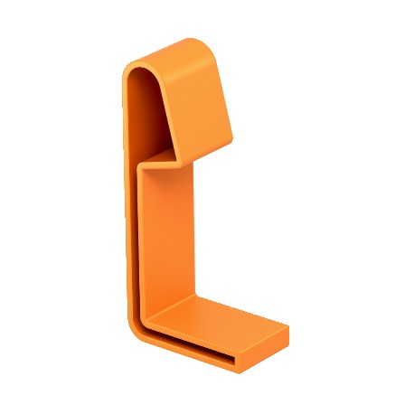 Obo-bettermann SKH 60 OR OBO BETTERMANN Protective cap for cable ladder, H60mm, Pastel orange, 2003, Polyethylene, ..