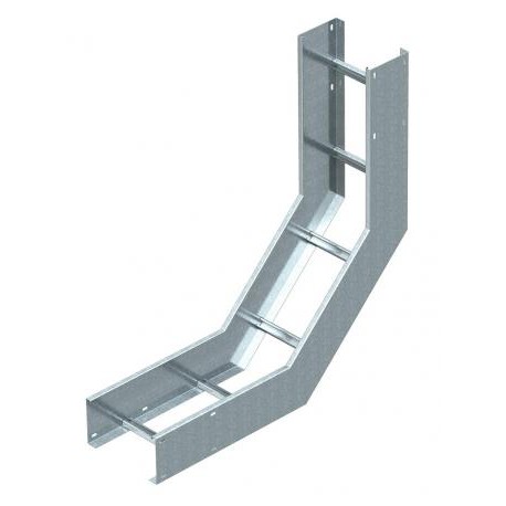 OBO BETTERMANN WLBS 90 165 FT WLBS 90 165 FT 6230466 OBO BETTERMANN 90° bend rising for wide span cable ladder 160, 160x500, Hot-dip galva..