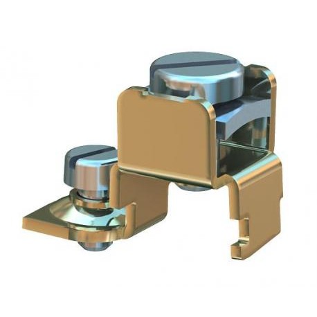 Obo-bettermann 8AWR OBO BETTERMANN Earth conductor clamp , Electrogalvanised, DIN 50961, Steel, St