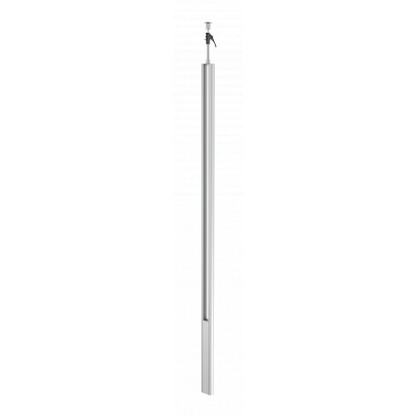 OBO BETTERMANN ISST70140EL ISST70140EL 6288933 OBO BETTERMANN Service pole floor/ceiling, 64x145x3000, Anodised, Aluminium, Alu