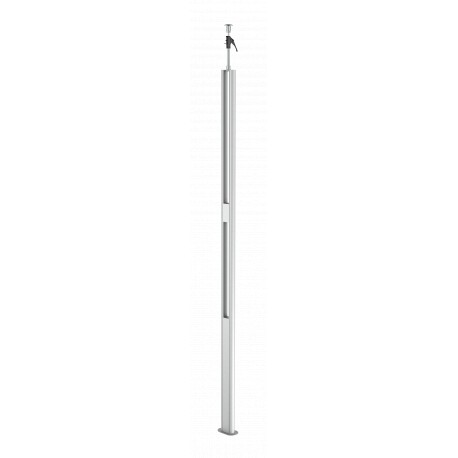OBO BETTERMANN ISST70140BRW ISST70140BRW 6290010 OBO BETTERMANN Service pole for lighting, 64x145x3000, Pure white, 9010, Aluminium, Alu