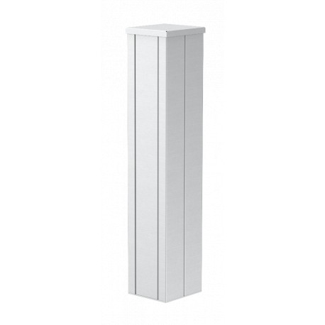 Obo-bettermann ISSHS140700RW OBO BETTERMANN Service pole floor, 140x133x675, Pure white, 9010, Aluminium, Alu