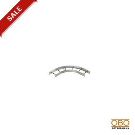Obo-bettermann WLB 90 113VA4571 OBO BETTERMANN 90° bend for wide span cable ladder 110, 110x300, Stainless steel, g..