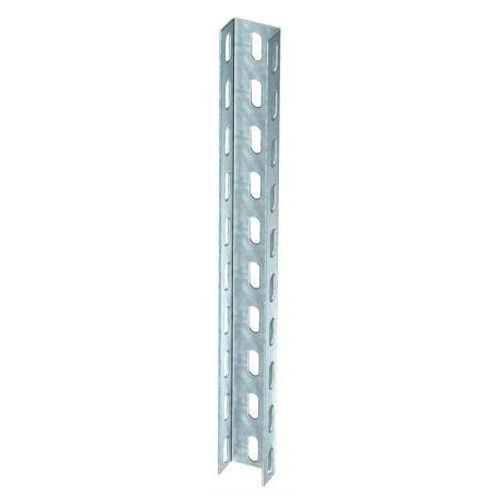 Obo-bettermann US 3 300 FS OBO BETTERMANN U support 3-sided perforated, 50x30x3000, Strip-galvanised, DIN EN 10147,..