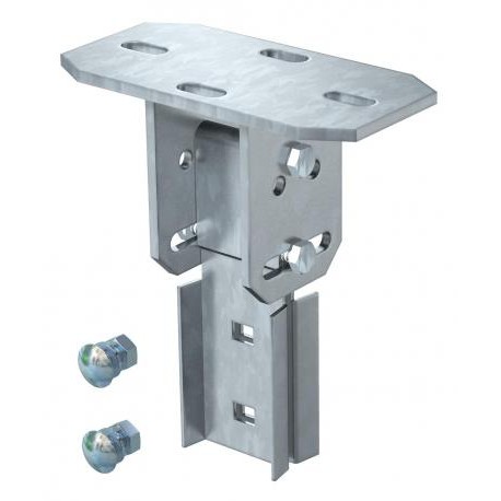 Obo-bettermann KI 8 VLP FT OBO BETTERMANN Head plate IS 8 support variable sideways, Hot-dip galvanised, DIN EN ISO..