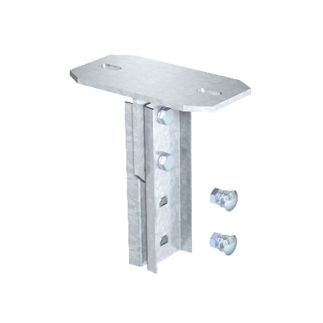 Obo-bettermann KI 8 VLK FT OBO BETTERMANN Head plate for IS 8 support, variable 90°, Hot-dip galvanised, DIN EN ISO..