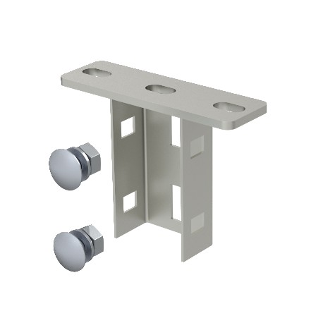Obo-bettermann KU 3 VA4571 OBO BETTERMANN Head plate for US 3 support, Stained, Stainless steel, grade 316 Ti, VA, ..