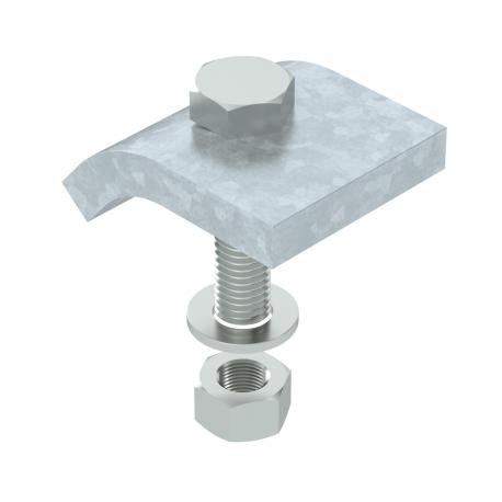 OBO BETTERMANN KWS 15 FT KWS 15 FT 6355234 OBO BETTERMANN Clamping profile with hexagon screw, h 15 mm, 60x50, Hot-dip galvanised, ..