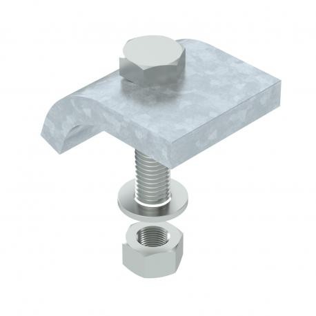 OBO BETTERMANN KWS 20 FT KWS 20 FT 6355242 OBO BETTERMANN Clamping profile with hexagon screw, h 20 mm, 60x50, Hot-dip galvanised, DI..