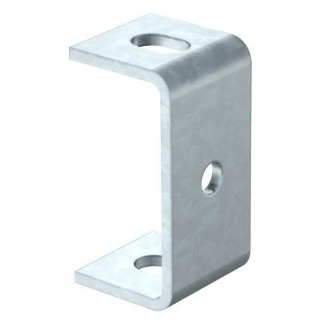 Obo-bettermann DB FT OBO BETTERMANN Ceiling clamp with side hole 10.5 mm, 80x40, Hot-dip galvanised, DIN EN ISO 146..