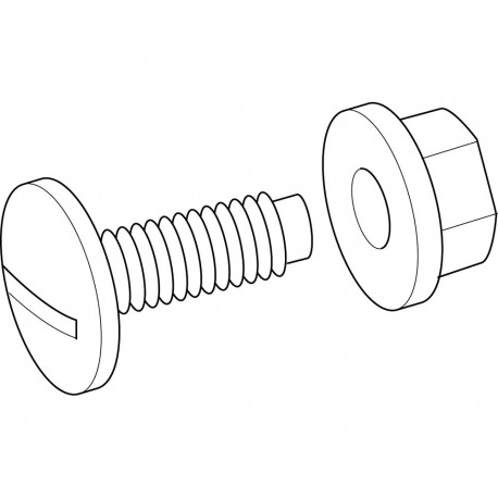 Legrand 637953 OMEGA-BOLT PVC M8X20