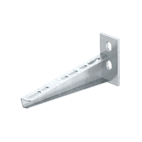 OBO BETTERMANN AW 15 61 FT 2L AW 15 61 FT 2L 6420927 OBO BETTERMANN Wall and support bracket with 2 fastening holes, B610mm, Hot-dip galva..