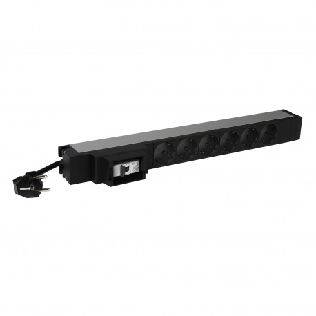 Legrand 646831 PDU 19" 6 SCHUKO +MCB