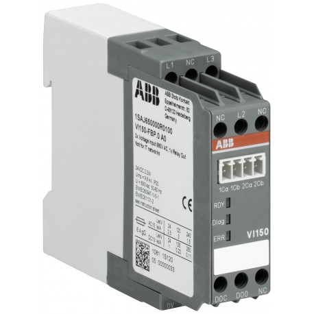 Abb 1SAJ650000R0100 VI150-FBP Voltage-Module for UMC100 Use in grounded networks, Ue 150-690V AC