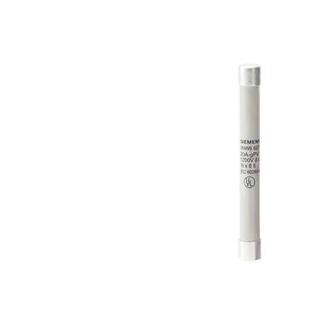 Siemens 3NW6607-4 SENTRON, cylindrical fuse link, 10x85 mm, 20 A, gPV, Un DC: 1200 V