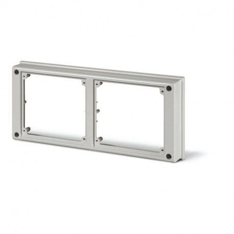 Scame 674.1200 COVER WITH 2 OMNIA SERIES CUTOUTS