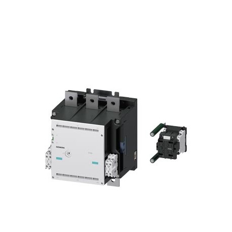Siemens 3TF6933-8QG7 Contactor, Size 14, 3-pole, AC-3 450 kW, 400 / 380 V (1000 V) Auxiliary switch 33 (3NO+..