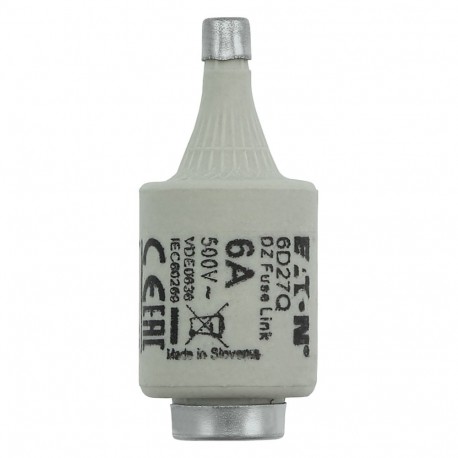 Eaton-moeller FUSE 6A DII/E27 500VAC EATON ELECTRIC Fuse-link, LV, 6 A, AC 500 V, D2, gR, IEC, fast acting