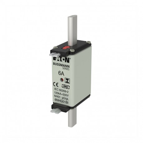 EATON - MOELLER BUSSMANN 6A 500V GG 01 BUSSMANN 6A 500V GG 01 6NHG01BI EATON ELECTRIC BUSSMANN 6A 500V GG 01
