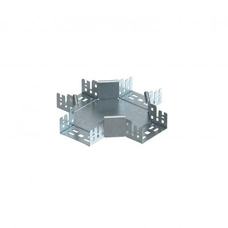 Obo-bettermann RKM 610 FT OBO BETTERMANN Intersection with quick connector, 60x100, Hot-dip galvanised, DIN EN ISO ..