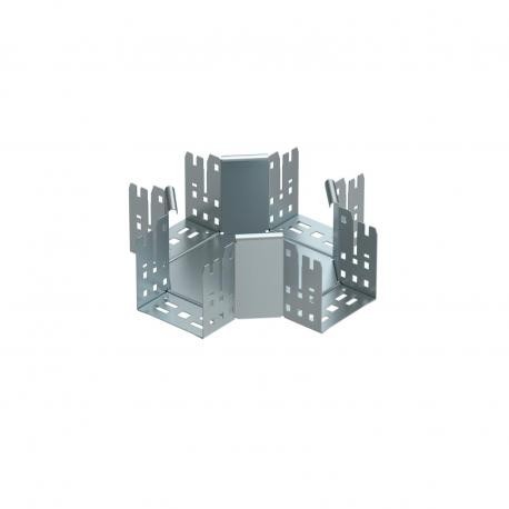 Obo-bettermann RKM 110 FS OBO BETTERMANN Intersection with quick connector, 110x100, Strip-galvanised, DIN EN 10147..