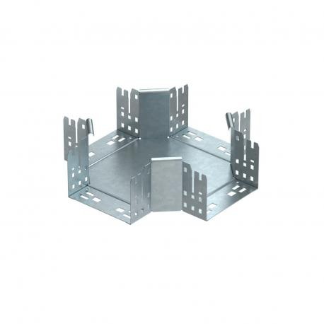 Obo-bettermann RKM 115 FT OBO BETTERMANN Intersection with quick connector, 110x150, Hot-dip galvanised, DIN EN ISO..