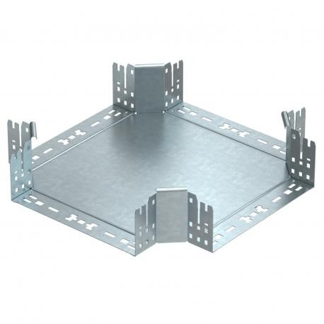 Obo-bettermann RKM 130 FT OBO BETTERMANN Intersection with quick connector, 110x300, Hot-dip galvanised, DIN EN ISO..