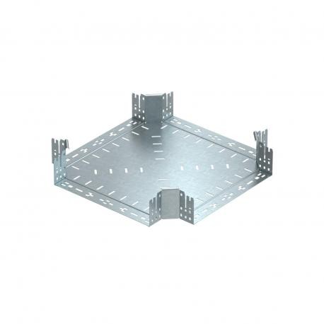 Obo-bettermann RKM 140 FT OBO BETTERMANN Intersection with quick connector, 110x400, Hot-dip galvanised, DIN EN ISO..
