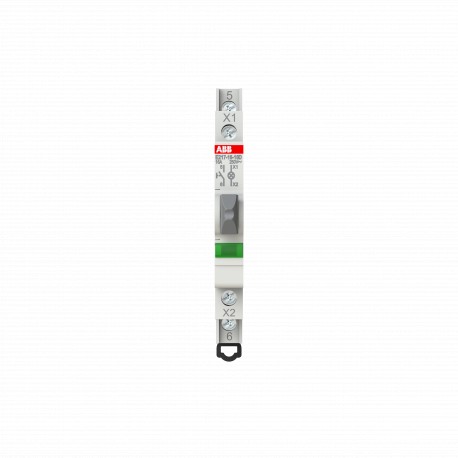Abb 2CCA703162R0001 E217-16-10 D Illuminated push button green 16A 1NO 250VAC LED 115 … 250VAC