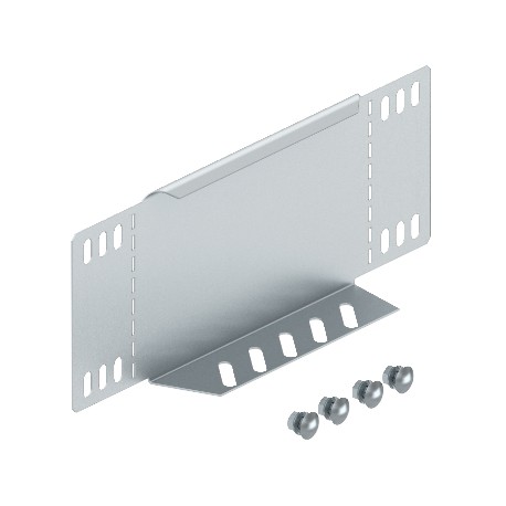 Obo-bettermann RWEB 140 DD OBO BETTERMANN Reducer profile/end closure for cable tray, 110x400, Zinc-aluminium coate..
