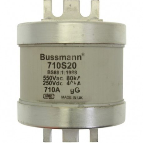 Eaton-moeller 710Amp BS88 INDUSTRIAL FUSE EATON ELECTRIC cartridge fuse, BT, 710 A, AC 550 V, DC 250 V, BS88, 83 x ..
