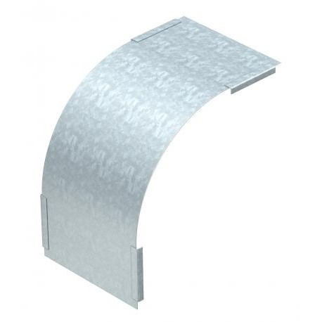 OBO BETTERMANN DBV 60 400 F FS DBV 60 400 F FS 7130868 OBO BETTERMANN Cover for 90° vertical bend falling, B400mm, Strip-galvanised, DIN EN..