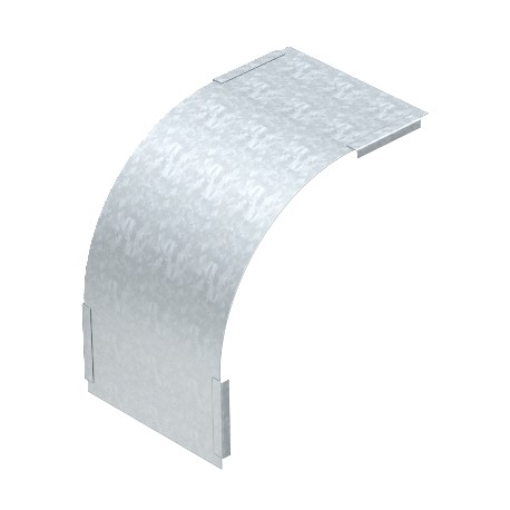 Obo-bettermann DBV 60 100 F DD OBO BETTERMANN Cover for 90° vertical bend falling, B100mm, Zinc-aluminium coated, d..