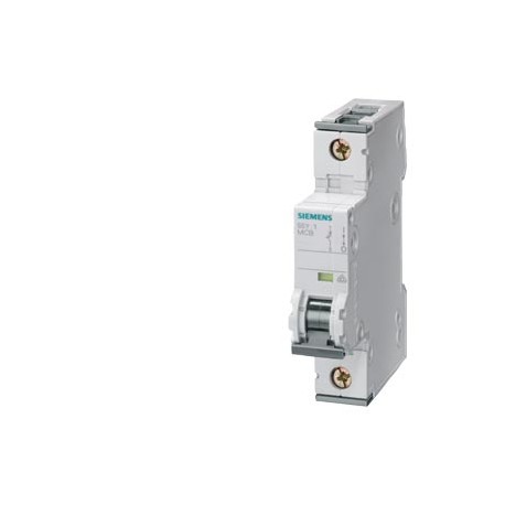 Siemens 5SY7163-8 Miniature circuit breaker 230/400 V 15kA, 1-pole, D, 63 A, D 70 mm