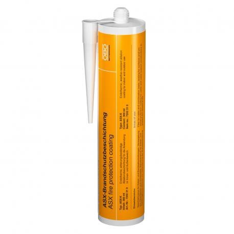 Obo-bettermann ASX-K OBO BETTERMANN Ablation coating in a cartridge, 300ml, Intumescent material