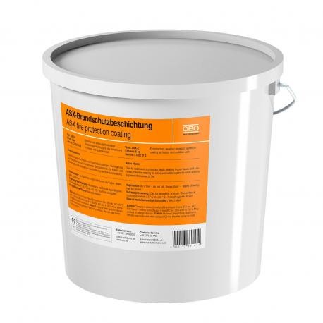 Obo-bettermann ASX-E OBO BETTERMANN Ablation coating in a bucket, 5kg, Intumescent material