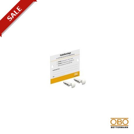 OBO BETTERMANN KS-FSB DE KS-FSB DE 7203140 OBO BETTERMANN Identification plate for cable bandage, Polyvinylchloride, PVC