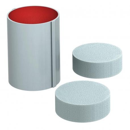 Obo-bettermann CTS 12300 CTS-300 7204304 OBO BETTERMANN Pipe shell internally coated, Ø107x300, Grey, Polyvinylchloride, PVC