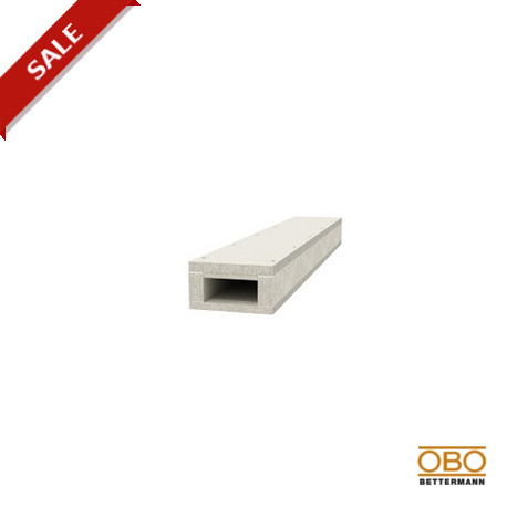 Obo-bettermann BSK 090511 OBO BETTERMANN Fire protection duct I90/E30 , 50x110mm, Grey, Glass-fibre lightweight con..