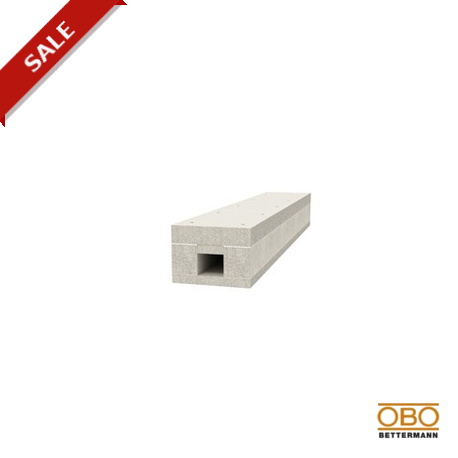 Obo-bettermann BSK 120506 OBO BETTERMANN Fire protection duct I120/E90 , 50x60mm, Grey, Glass-fibre lightweight con..
