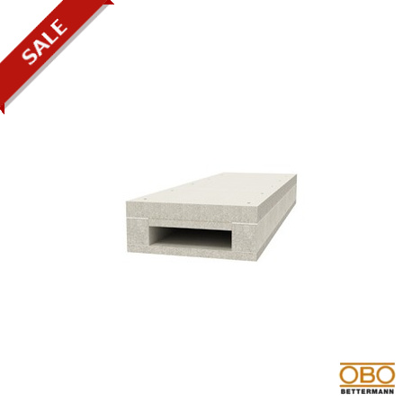 Obo-bettermann BSK 120521 OBO BETTERMANN Fire protection duct I120/E90 , 50x210mm, Grey, Glass-fibre lightweight co..